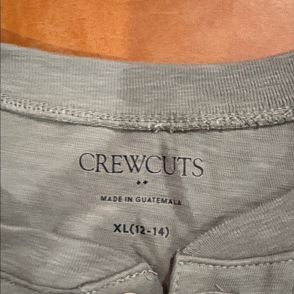 Boy’s Crewcuts Long Sleeve Henley Shirt - Buttons - Slate Gray - Size XL (12/14) - Picture 2 of 5